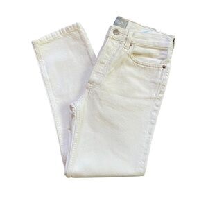 Everlane Rigid Slouch Jean Ecru 25